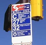 SEPTA Sign